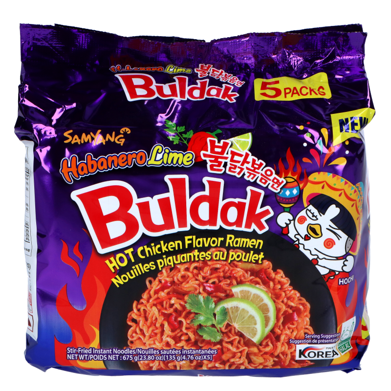 Buldak Habanero Lime