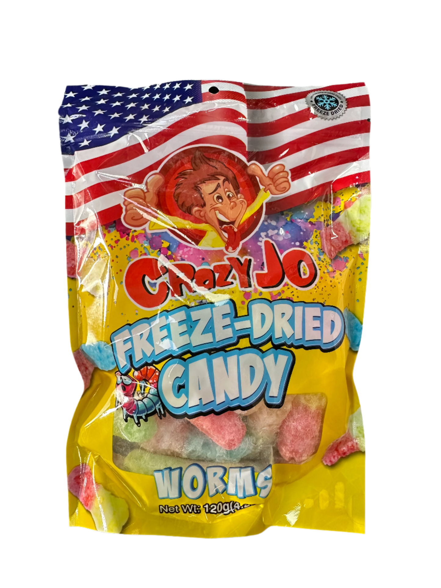Crazy Jo - Freeze Dried Worms